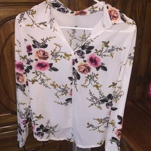 Floral long sleeve